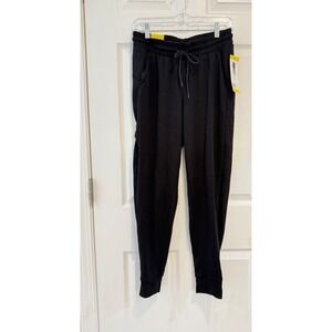 Danskin Joggers Lounge Pants with Pockets Drawstring Waist Black Size‎ S
